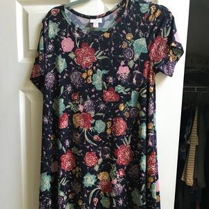 LuLaRoe Carly Dress Floral Small